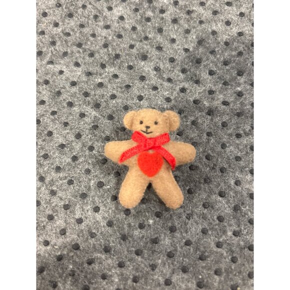 Vintage Christmas Pin Set W/ Teddy Bear Ornament Santa Cow & More  Brooches - Picture 2 of 15